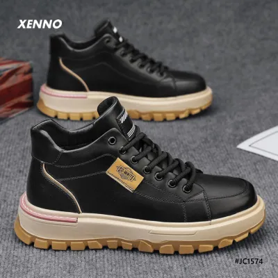 British Style Leather Men’s Shoes – Round Toe, Classic Design